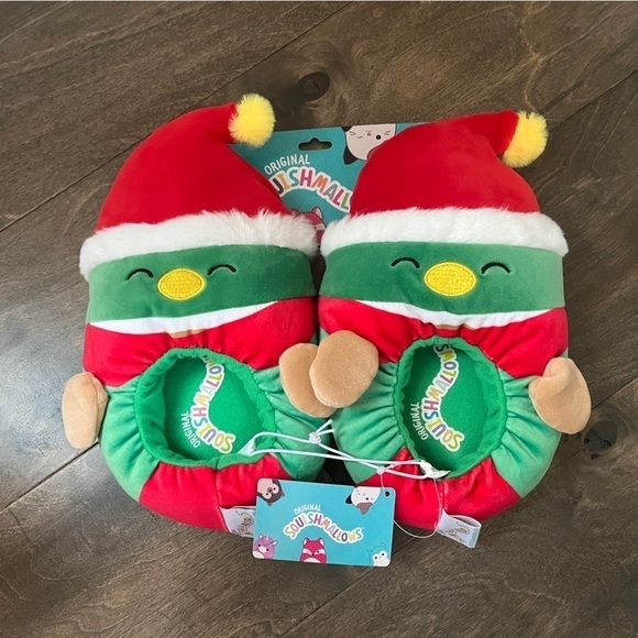 NWT Duck Elf Squishmallows Slippers - Picture 1 of 12